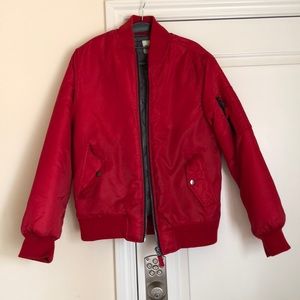 Red Holton Bomber Jacket